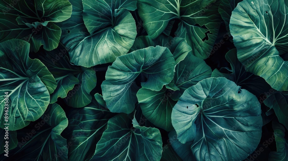 The texture or pattern of a cabbage leaf. Veins of a fresh green leaf in close-up. Background of vegetables. The texture or pattern of a cabbage leaf. Veins of a fresh green leaf in close-up. Background of vegetables.