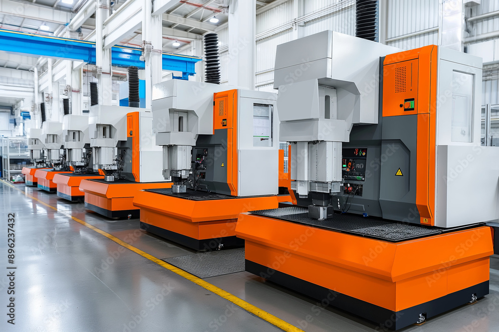 Industrial machinery in a factory setting.. Industrial machinery in a factory setting..