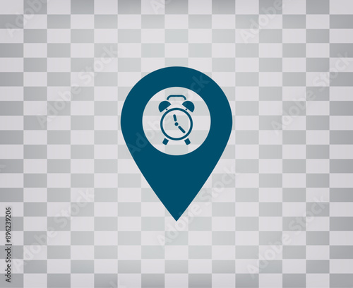 vector icon on gray background with gradient