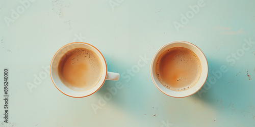 Cup of coffee background.