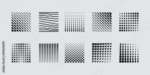 Vector abstract shapes collection made with minimalist geometric forms and graphics elements for poster, cover, art, presentation, prints, fabric, wallpaper and etc.