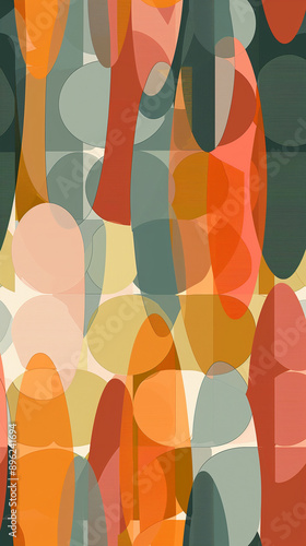 Illustration inspired by 1960s wallpaper_3. Aspect ratio 9_16