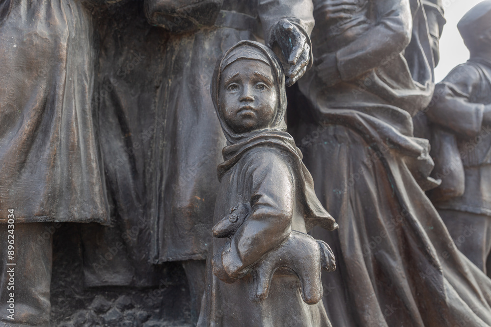 Memorial complex for the victims of deportation in the village of Lilac, Bakhchisarai district. Crimea. Russia. 23.02.2024 Memorial complex for the victims of deportation in the village of Lilac, Bakhchisarai district. Crimea. Russia. 23.02.2024