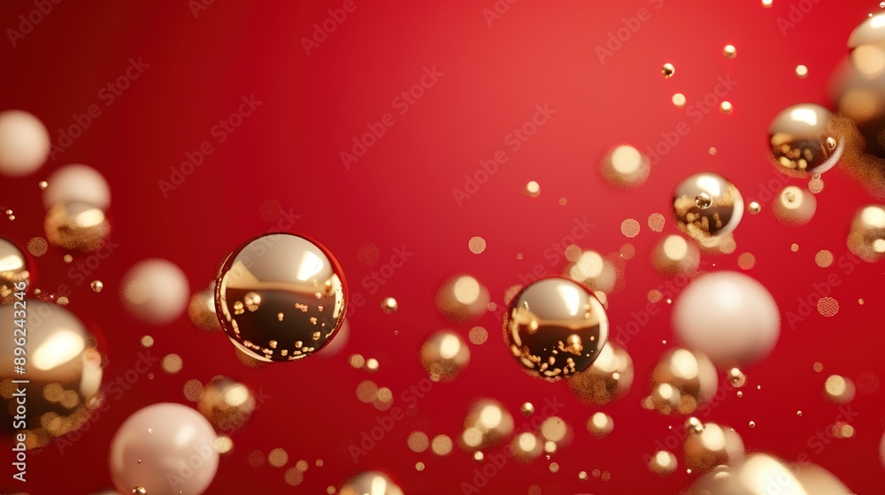 Christmas ornament with bokeh background mockup golden ball Christmas ornament with bokeh background mockup golden ball