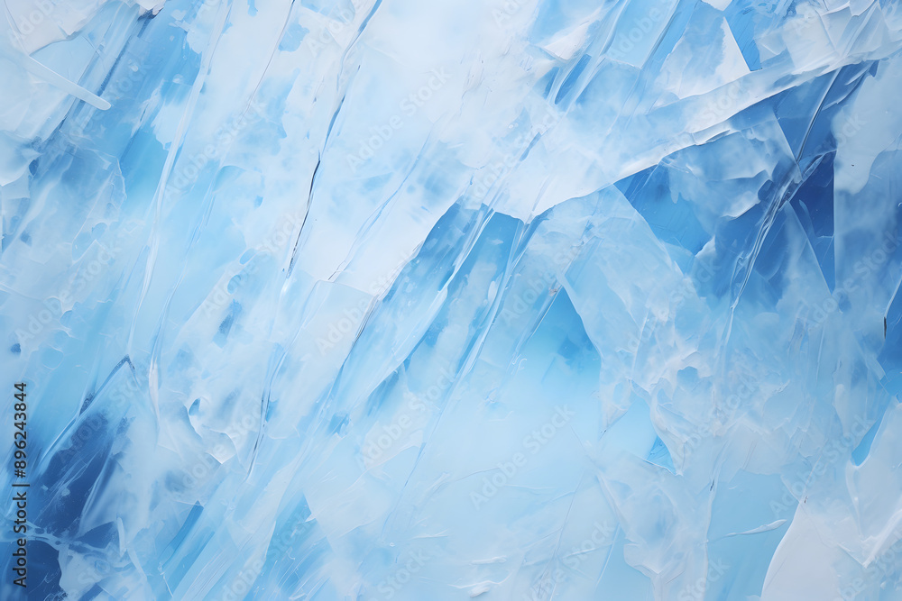 Obraz premium Abstract Ice in background illustration
