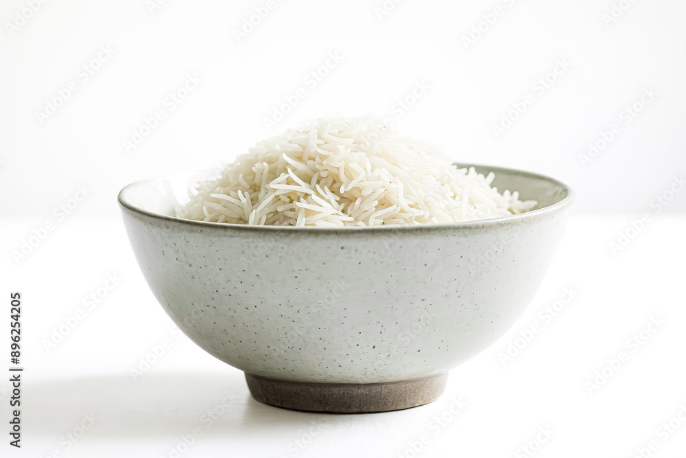 White Rice in a Bowl