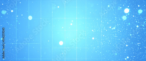 Pattern of a watery glass tiles with particles floating around