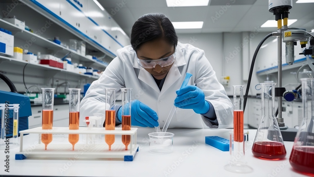 Fototapeta premium Monitoring Chemical Reactions