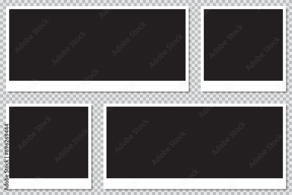 Photo frame set. vector frame Photo frame set. vector frame