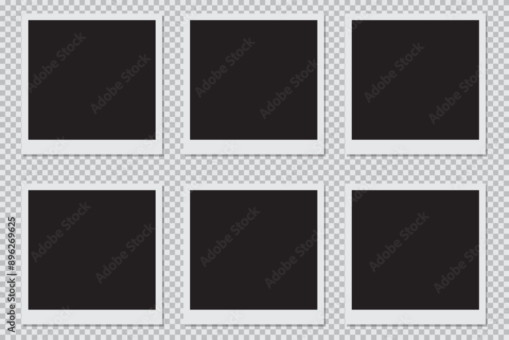 Photo frame set. vector frame Photo frame set. vector frame