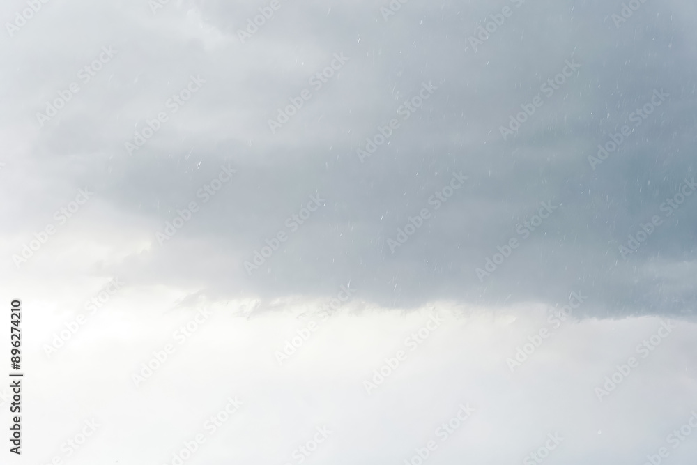 Grey sky with light rain Grey sky with light rain