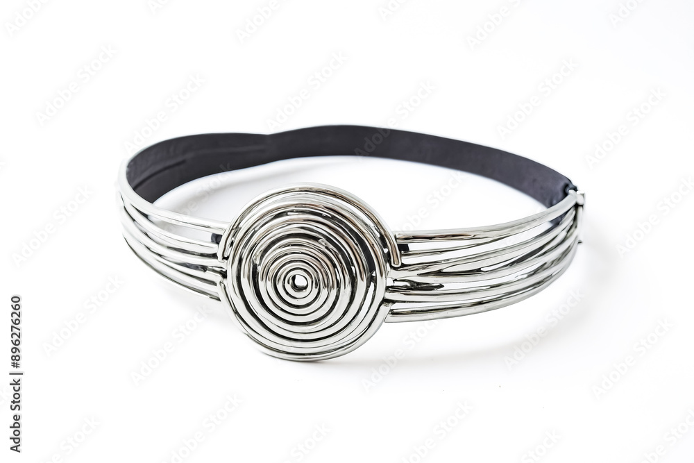 Fototapeta premium Silver Spiral Belt