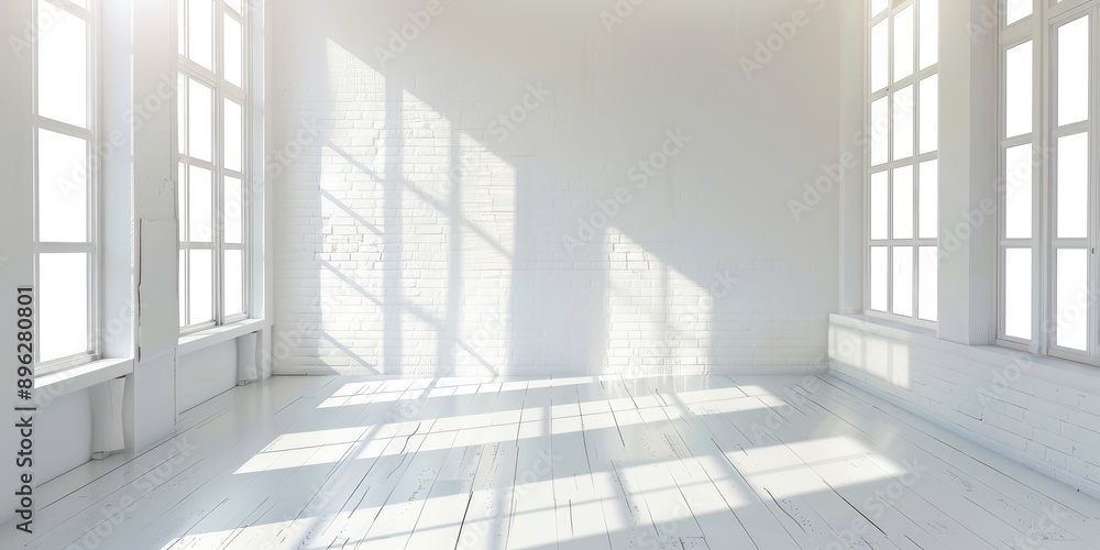 Light white interior background. Ai generation. Light white interior background. Ai generation.