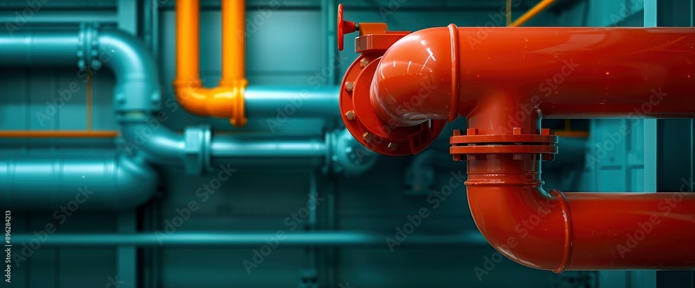 Part Of The Ventilation System Of An Industrial Building, Representing Functionality And Design Part Of The Ventilation System Of An Industrial Building, Representing Functionality And Design