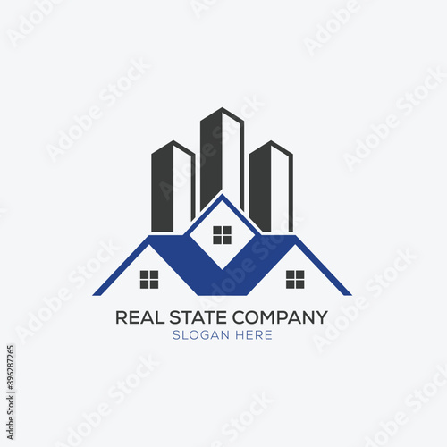 Creative Business Development Real State Logo Design 