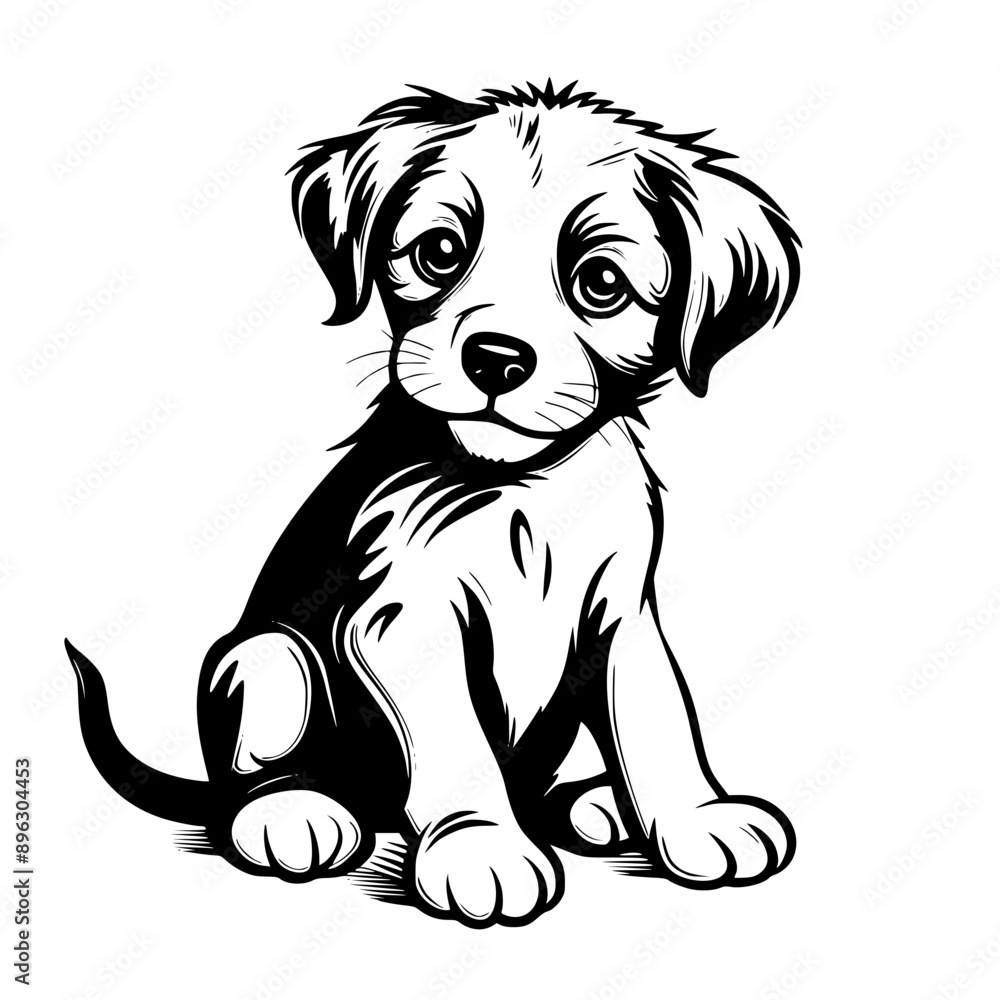 Fototapeta premium Puppy Vector