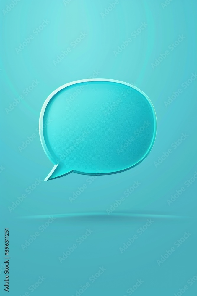 Illustration of speech bubble with a white outline on a blue background. Illustration of speech bubble with a white outline on a blue background.