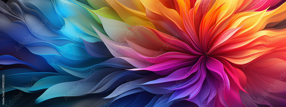Dynamic Abstract Flower with Cool Tones, Purple and Blue Hues, Vibrant Swirling Patterns, Digital Psychedelic Art Dynamic Abstract Flower with Cool Tones, Purple and Blue Hues, Vibrant Swirling Patterns, Digital Psychedelic Art