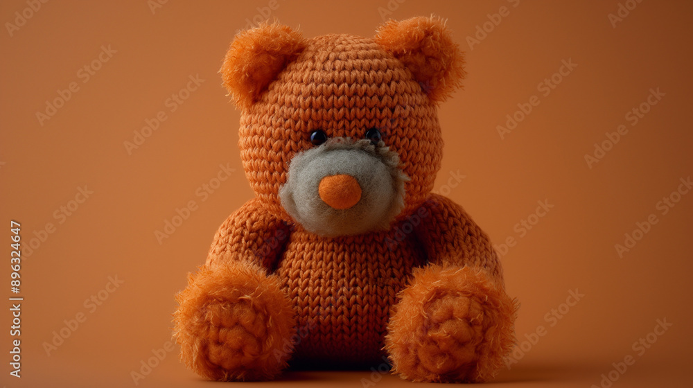Crochet Plushies, hand knitted bear toy Crochet Plushies, hand knitted bear toy