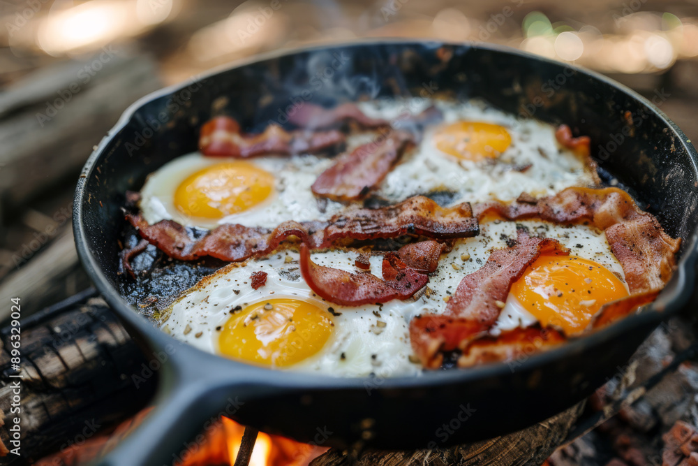 Hearty Morning Meal, Ham and Eggs Hearty Morning Meal, Ham and Eggs