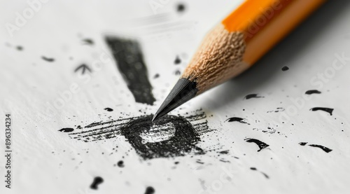 Pencil Point on Paper