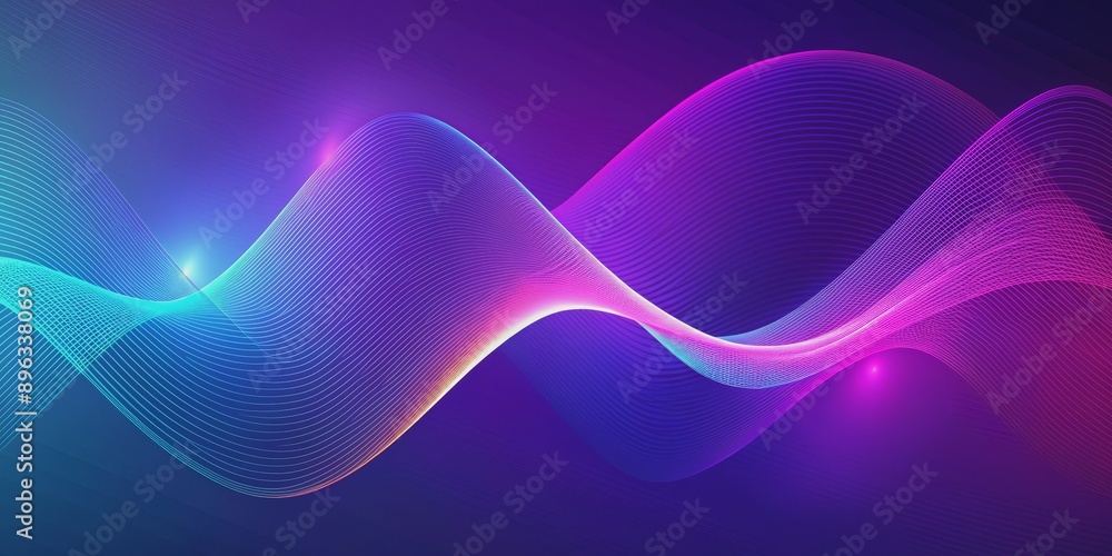 Abstract Purple and Blue Waves, Line Art, Gradient, Digital Design, Abstract, Background, Wallpaper Abstract Purple and Blue Waves, Line Art, Gradient, Digital Design, Abstract, Background, Wallpaper