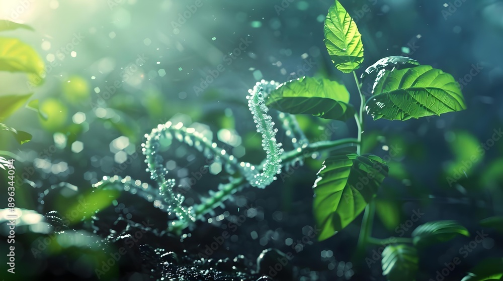 Concept of green biotechnology or synthetic biology Concept of green biotechnology or synthetic biology