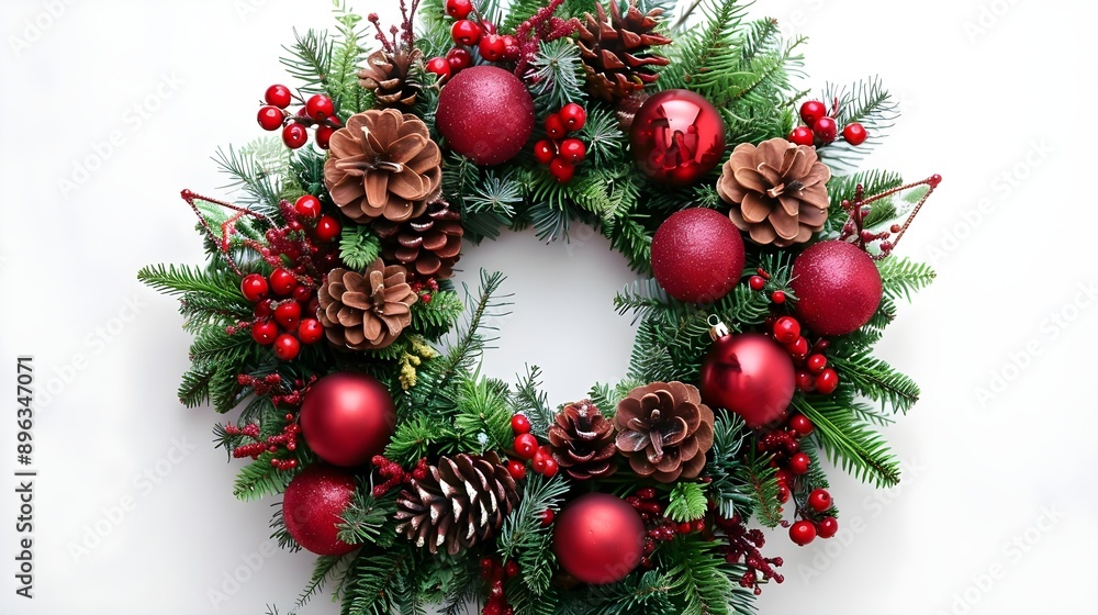 Making Christmas decorations and wreaths Making Christmas decorations and wreaths