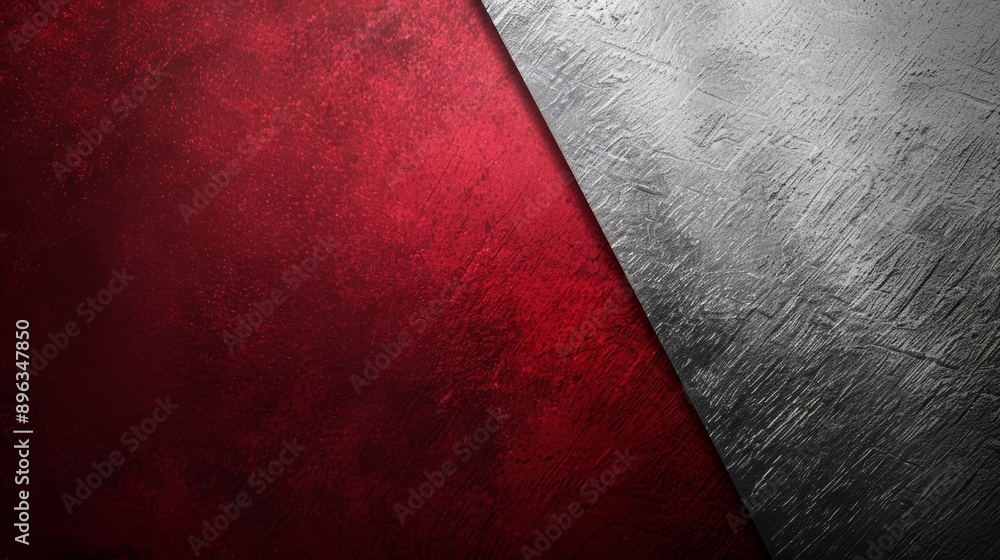 Captivating silver and red metallic abstract background with grunge texture, ideal for modern projects. Dynamic play of light and dark colors for vintage charm with a twist Captivating silver and red metallic abstract background with grunge texture, ideal for modern projects. Dynamic play of light and dark colors for vintage charm with a twist