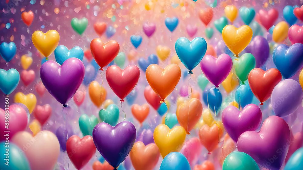 background from multi-colored balloons. holiday concept background from multi-colored balloons. holiday concept