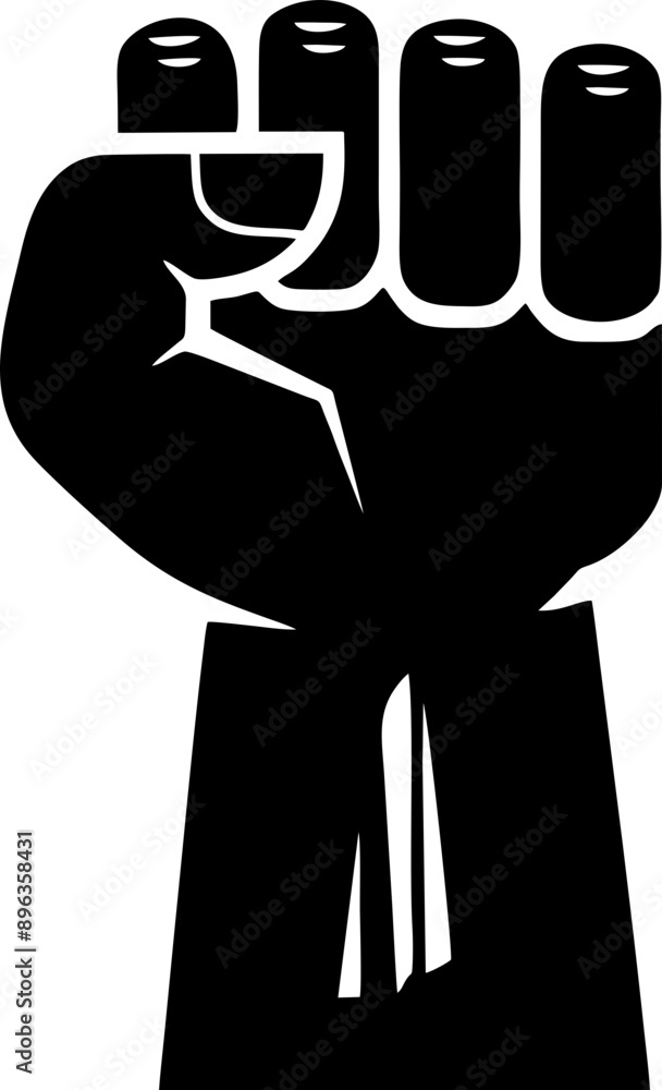 Black lives matter  quote, phrase or slogan. Social movement quote. Social media hashtag - fight, protest for people rights. No racism, black lives matter quote. Vector illustration.