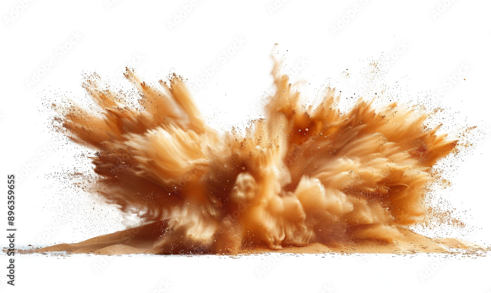 © PNGPack - sandstorm sand dust cloud flying small particles isolated in transparent background, PNG