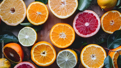 Cut citrus fruits for health and wellness