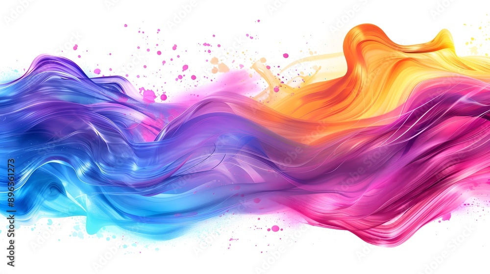 Color brush paint ribbon stroke swirl abstract splash background wave. Brush brushstroke color ribbon paint stroke flow shape wavy design paintbrush pen fluid rainbow element texture acrylic 3D line Color brush paint ribbon stroke swirl abstract splash background wave. Brush brushstroke color ribbon paint stroke flow shape wavy design paintbrush pen fluid rainbow element texture acrylic 3D line