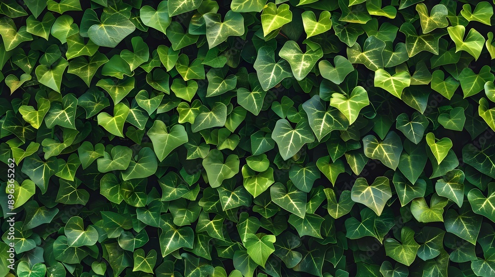 Lush greenery of ivy leaves perfect as background Lush greenery of ivy leaves perfect as background