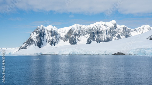 Wallpaper Mural Antarctica mountains and sea. South Pole. On a sunny day. Torontodigital.ca