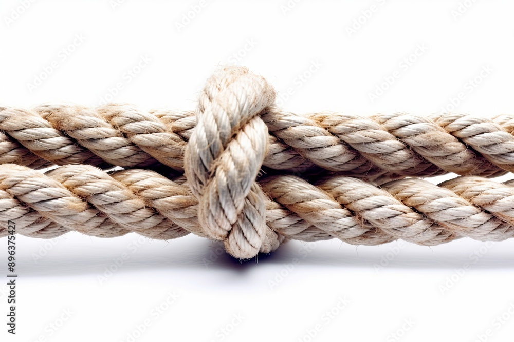 Fototapeta premium Rope diverse strength connect partnership