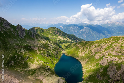 Lagorai and its wonderful lakes in the italian dolomites photo