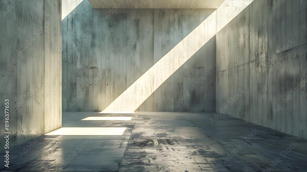 Abstract empty modern concrete room Abstract empty modern concrete room