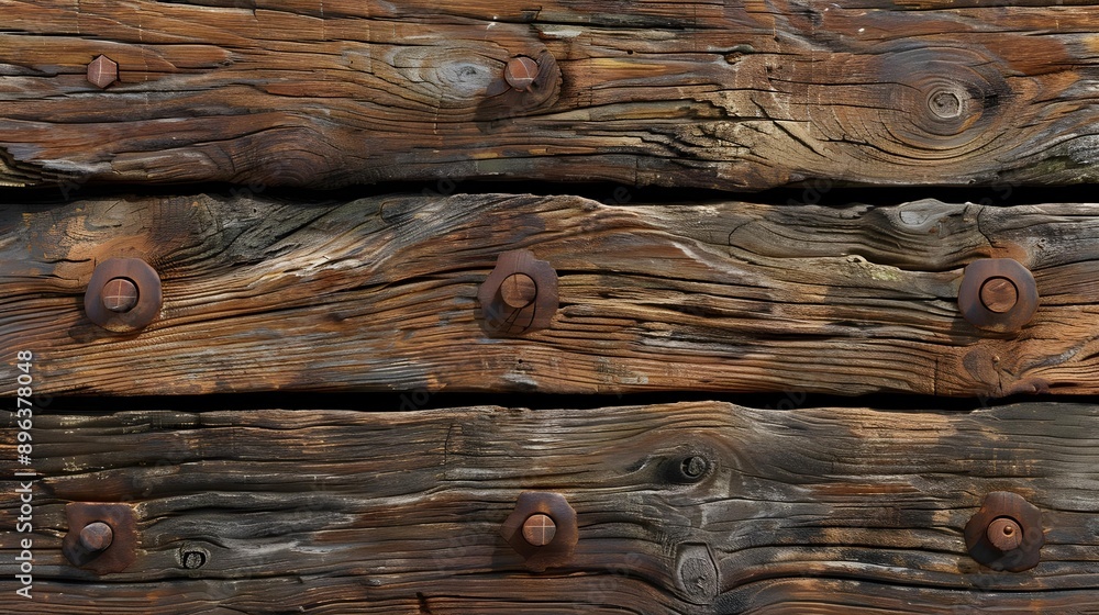 Naklejka premium Vintage wooden texture background