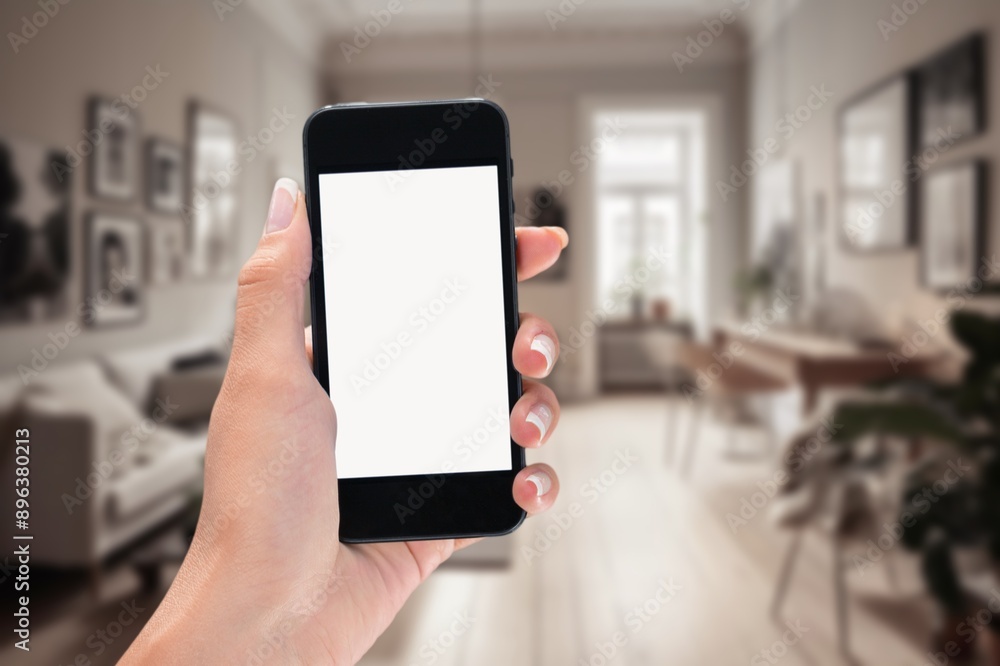 Business man using phone at home Business man using phone at home