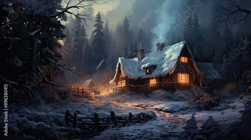 Old house in the forest
