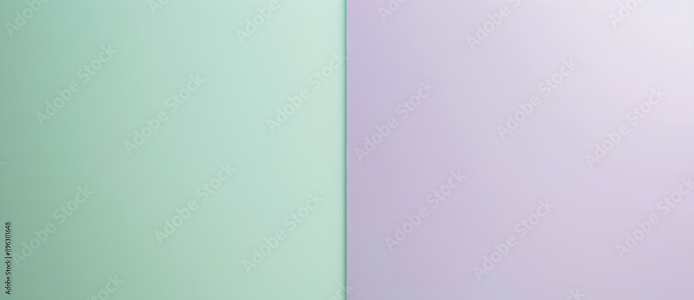 Background is divided vertically with a pastel green color on the left side and pastel purple on the right side, creating a balanced and serene aesthetic Background is divided vertically with a pastel green color on the left side and pastel purple on the right side, creating a balanced and serene aesthetic