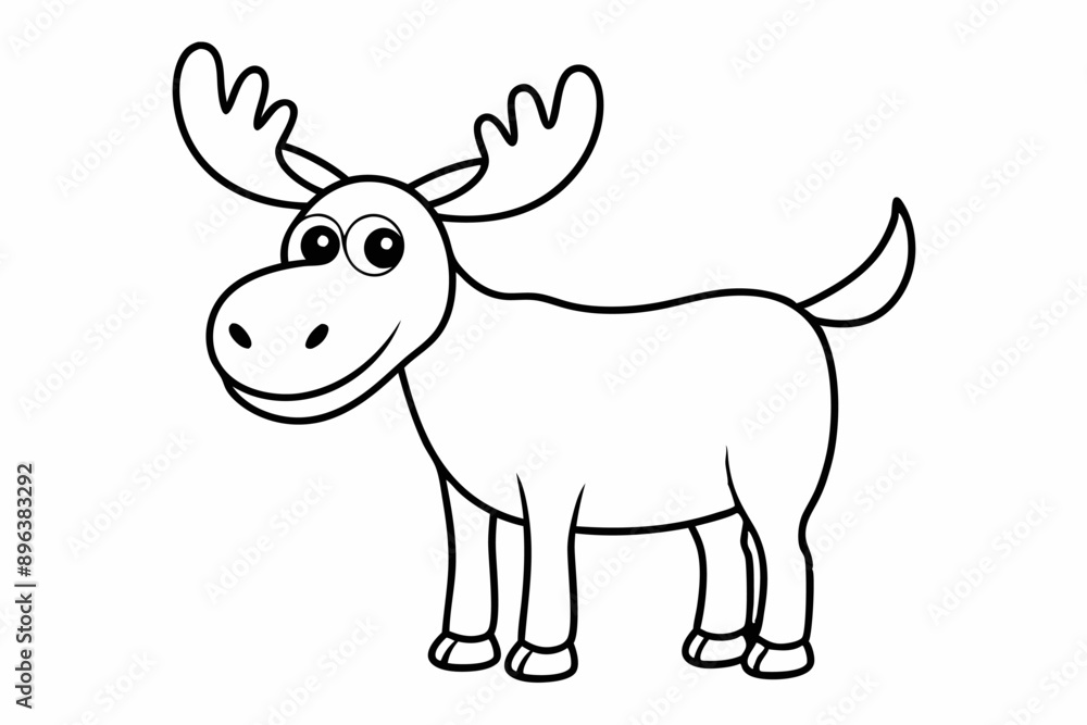 Funny Moose Vector Illustration, Cartoon, Clipart, and Line Art Design on White Background, Funny moose vector illustration, cartoon, clipart, and line art design on a white background Funny Moose Vector Illustration, Cartoon, Clipart, and Line Art Design on White Background, Funny moose vector illustration, cartoon, clipart, and line art design on a white background