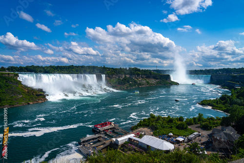Niagara Falls Near Buffalo New York, America, USA.