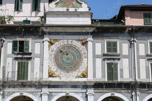 View of Brescia city in northern Italy. photo