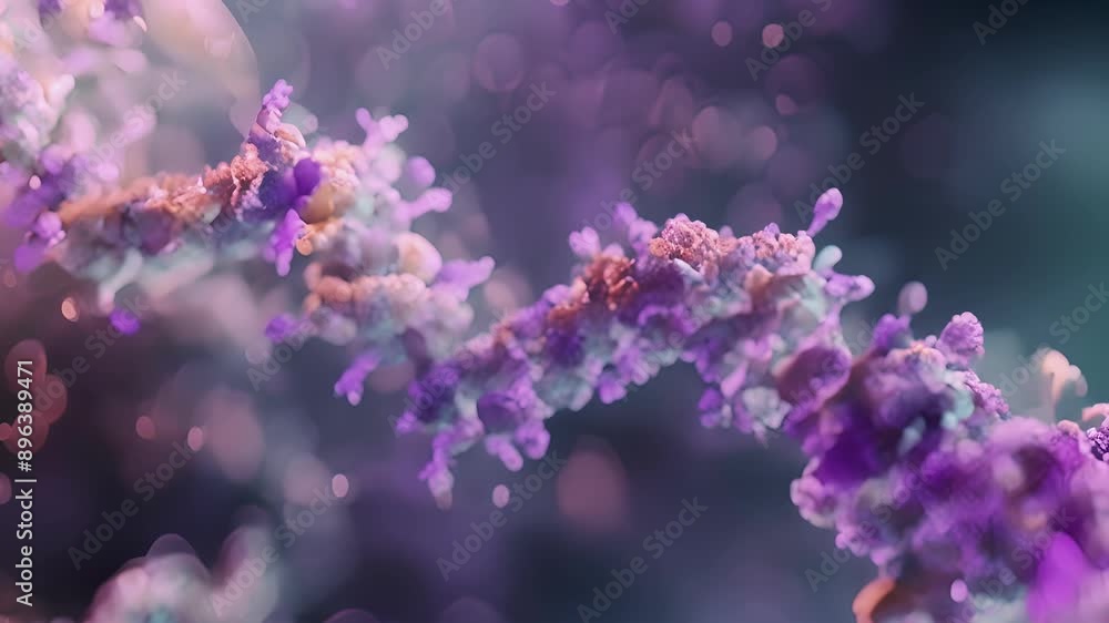 High resolution image of a receptor protein changing shape upon binding to a neurotransmitter. High resolution image of a receptor protein changing shape upon binding to a neurotransmitter.