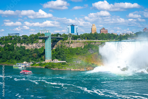 Niagara Falls Near Buffalo New York, America, USA.