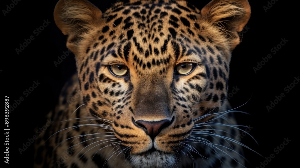 Close-up Portrait of a Leopard Close-up Portrait of a Leopard