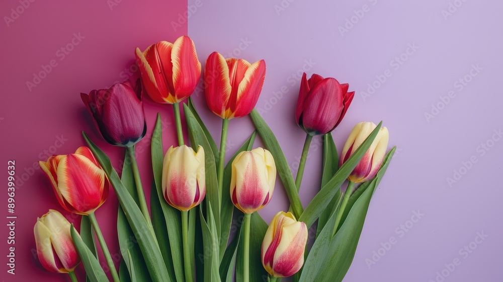 High quality studio photography of tulips for International Women s Day High quality studio photography of tulips for International Women s Day